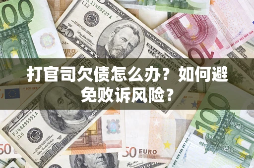 武汉打官司欠债怎么办？如何避免败诉风险？