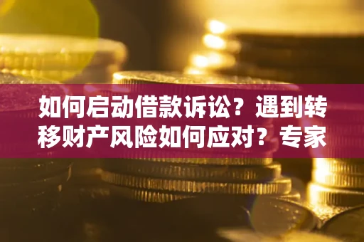 武汉如何启动借款诉讼？遇到转移财产风险如何应对？专家解局支招