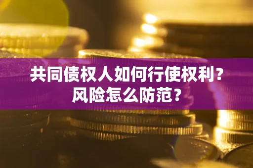 武汉共同债权人如何行使权利？风险怎么防范？