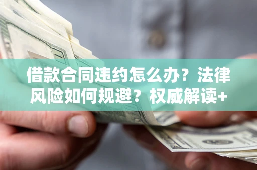 武汉借款合同违约怎么办？法律风险如何规避？权威解读+实用指南
