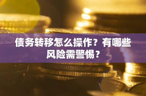 武汉债务转移怎么操作？有哪些风险需警惕？