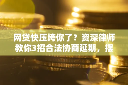 武汉网贷快压垮你了？资深律师教你3招合法协商延期，摆脱暴力催收！