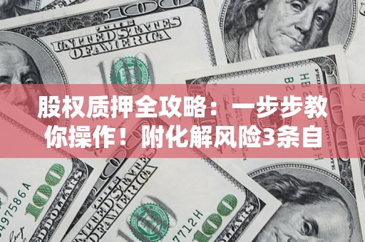 武汉股权质押全攻略：一步步教你操作！附化解风险3条自救法则