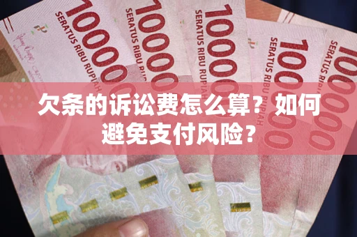 武汉欠条的诉讼费怎么算？如何避免支付风险？