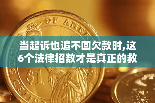 武汉当起诉也追不回欠款时,这6个法律招数才是真正的救命稻草